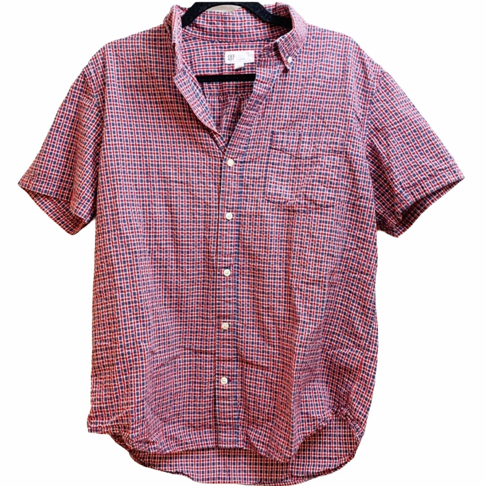 Gap Short Sleeve Button Down